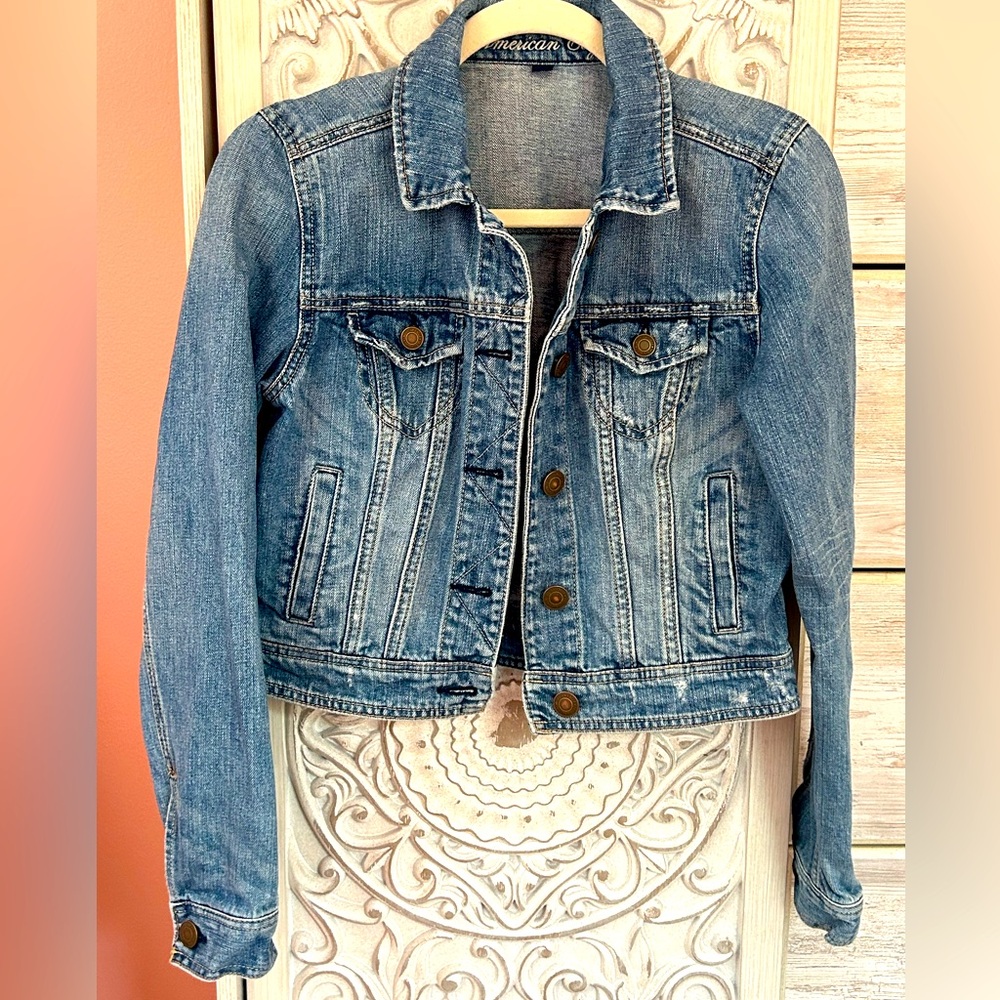 American Eagle Outfitters Blue Jean Jacket
